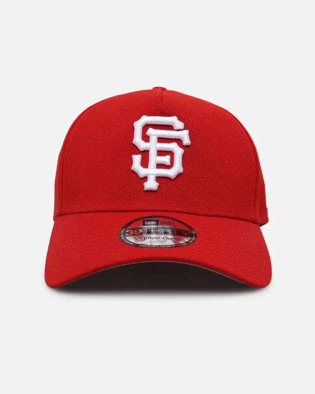 New Era San Francisco Giants "Scarlet White" 39THIRTY A-Frame Stretch Fit Scarlet/White sold by Culture Kings