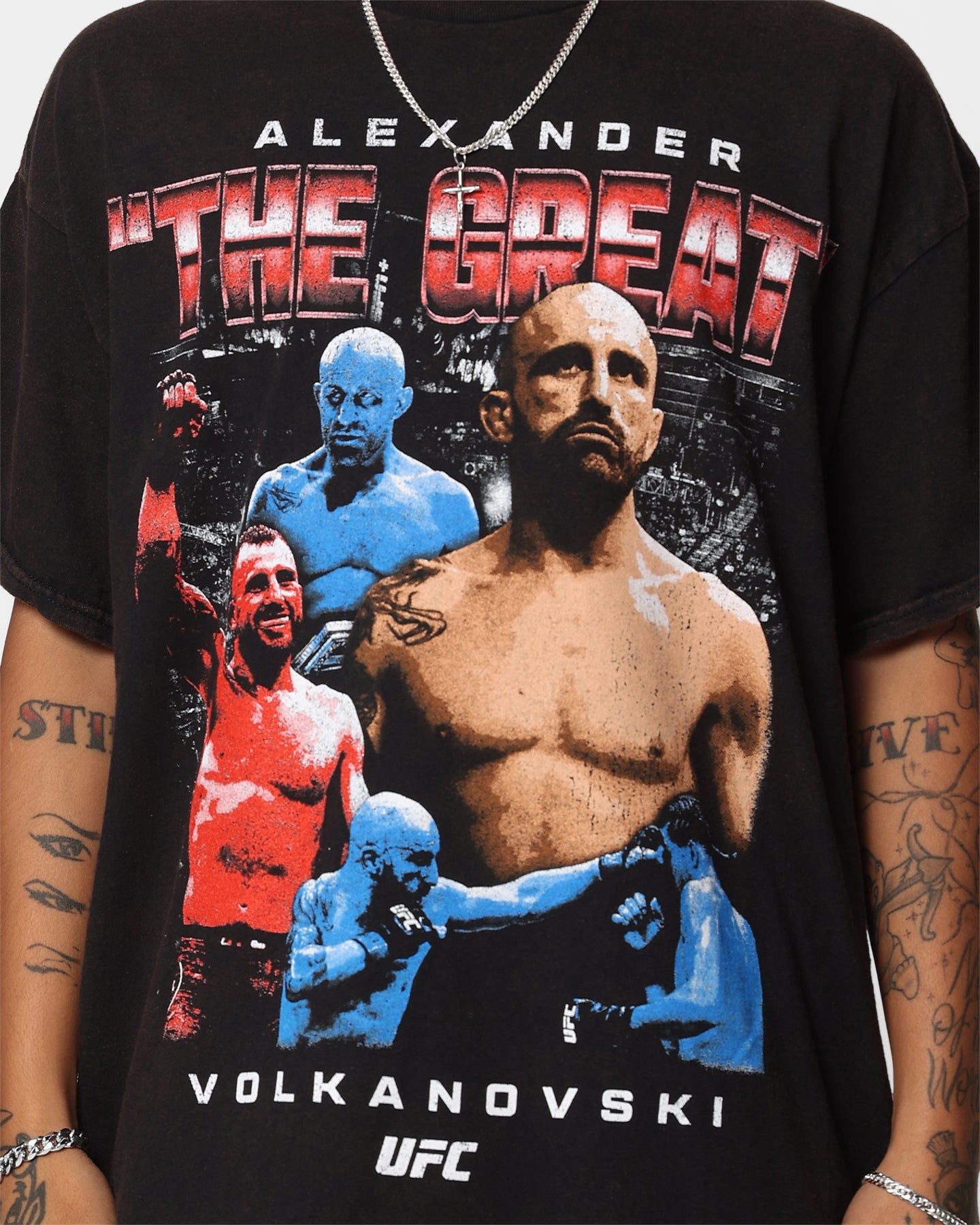 Goat Crew X UFC Alexander The Great Vintage T-Shirt Black Wash sold by Culture Kings product image thumbnail 3