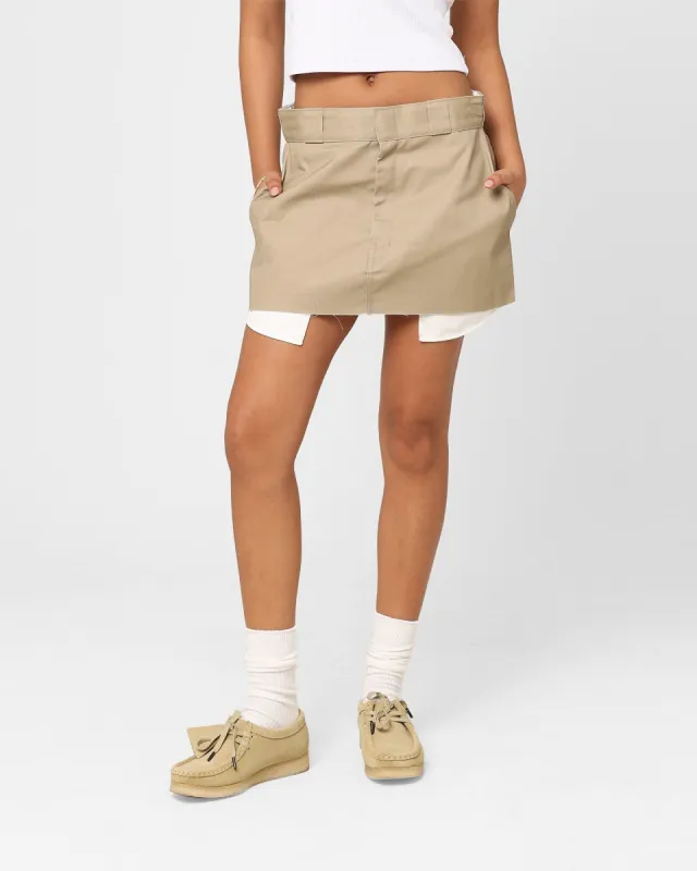 Dickies Women's 874 Mini Skirt Khaki made by Culture Kings