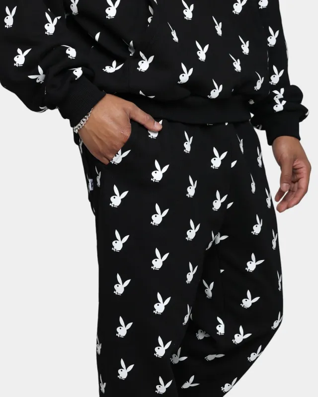 Playboy By CK Players Trackpants Black/White sold by Culture Kings