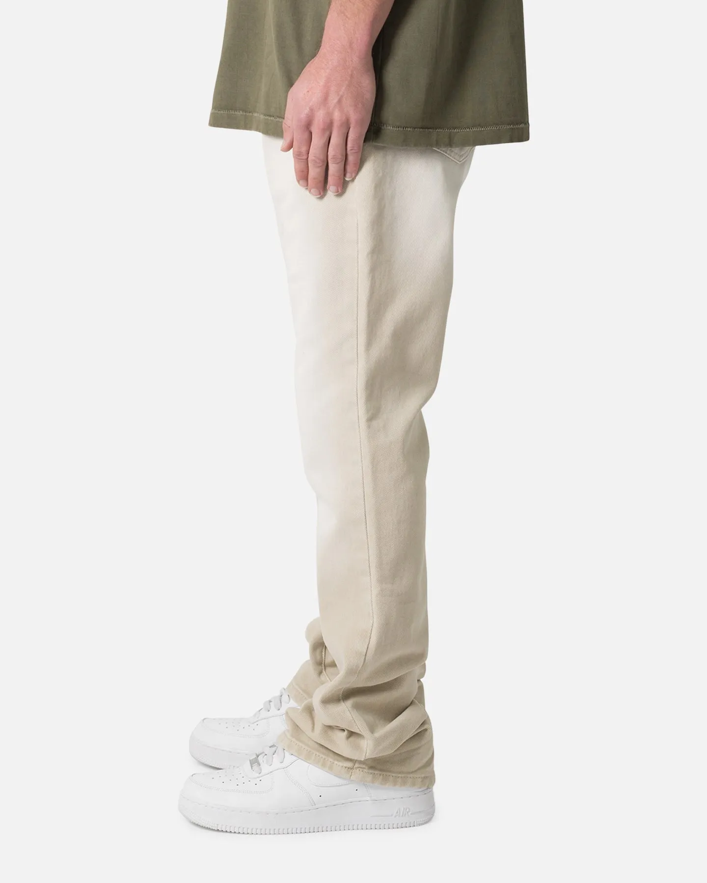 MNML B375 Flare Denim Jeans Light Tan sold by Culture Kings product image thumbnail 3