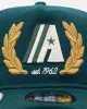 New Era Houston Astros 'Heritage Golf' Pre-Curved Golfer Snapback Cilantro Green sold by Culture Kings