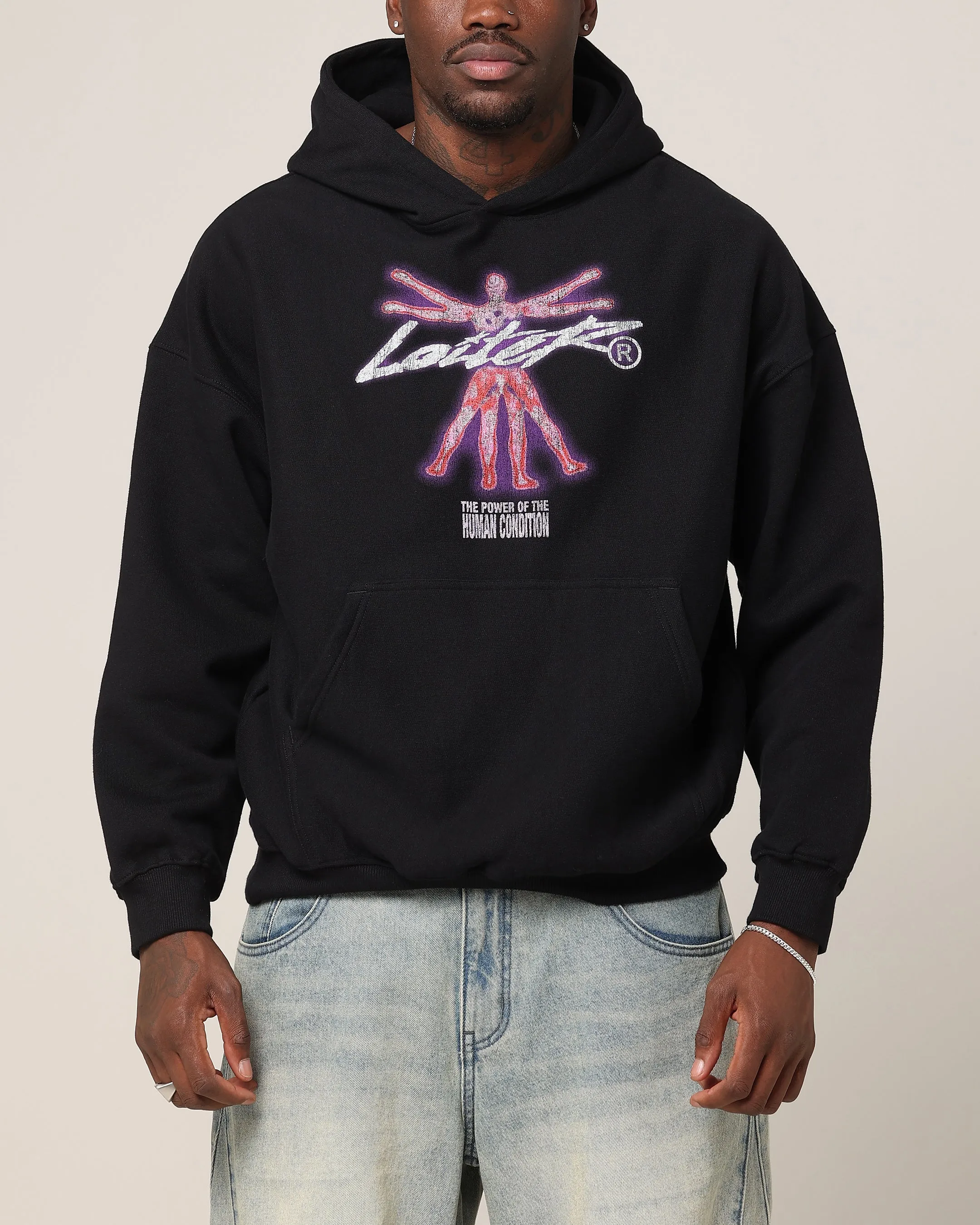 Loiter Human Condition Hoodie Black sold by Culture Kings product image thumbnail 2