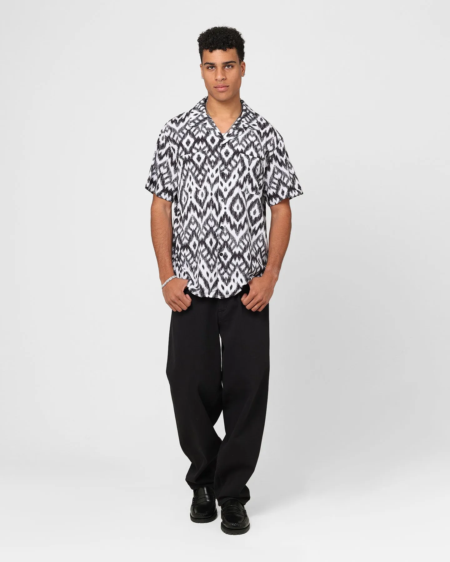 XXIII Horizon Button Up Shirt Black/White sold by Culture Kings product image thumbnail 2