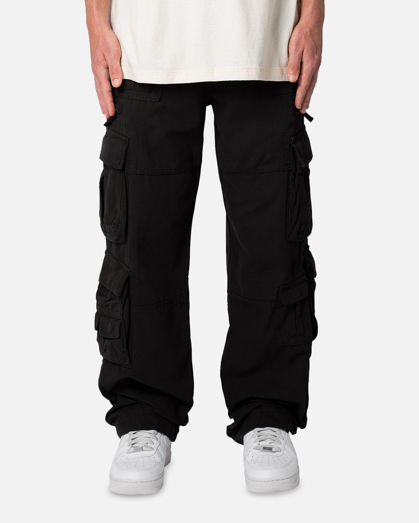 MNML Military Cargo Pants Black sold by Culture Kings