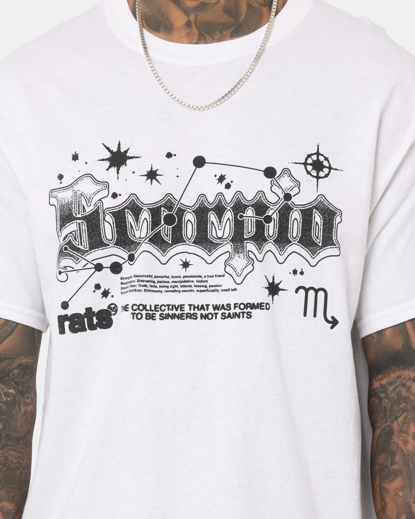 Rats Get Fat Scorpio T-Shirt White sold by Culture Kings product image thumbnail 4