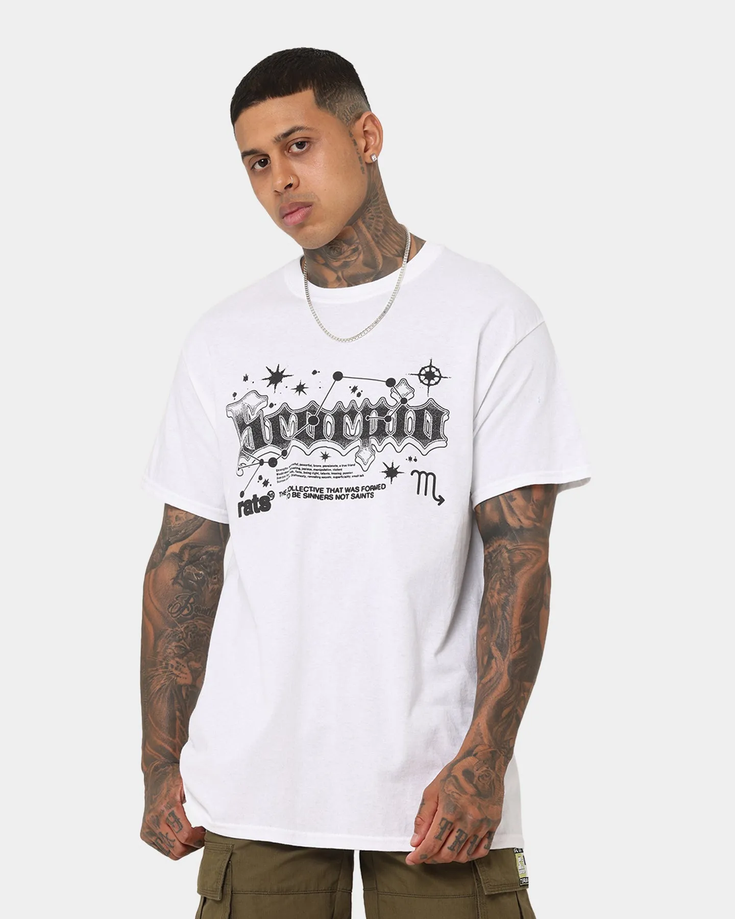 Rats Get Fat Scorpio T-Shirt White sold by Culture Kings product image thumbnail 2