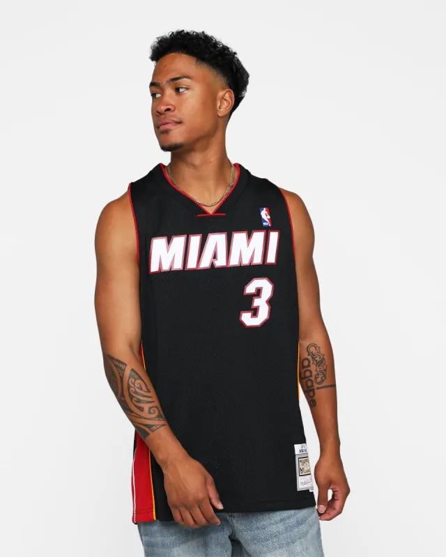 Mitchell & Ness Miami Heat Dwyane Wade 2012-2013 Swing Jersey Black sold by Culture Kings