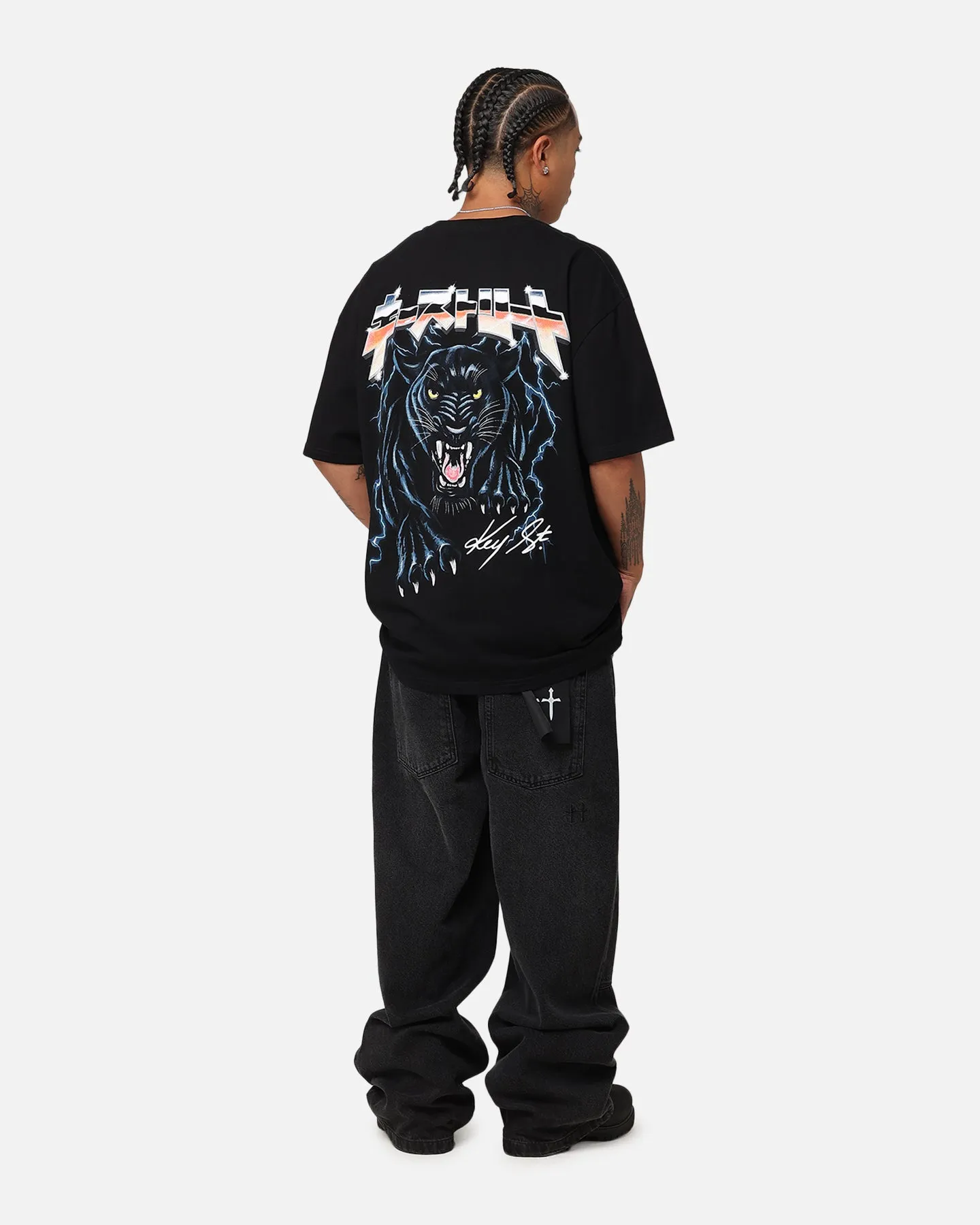 Key Street Panther Heavy T-Shirt Black sold by Culture Kings product image thumbnail 3
