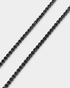 NXS 3mm Tennis Chain Iced Black sold by Culture Kings