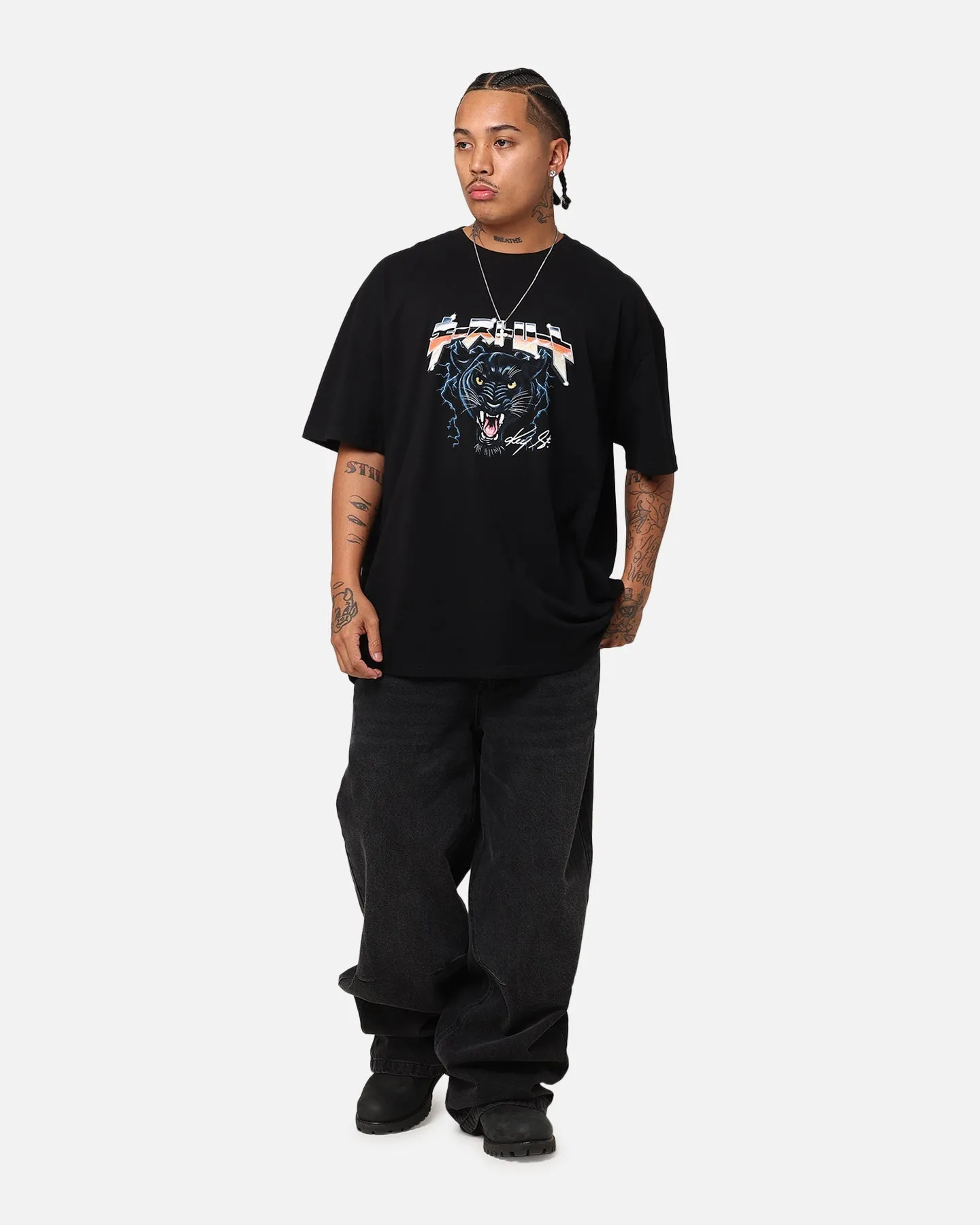 Key Street Panther Heavy T-Shirt Black sold by Culture Kings product image thumbnail 4