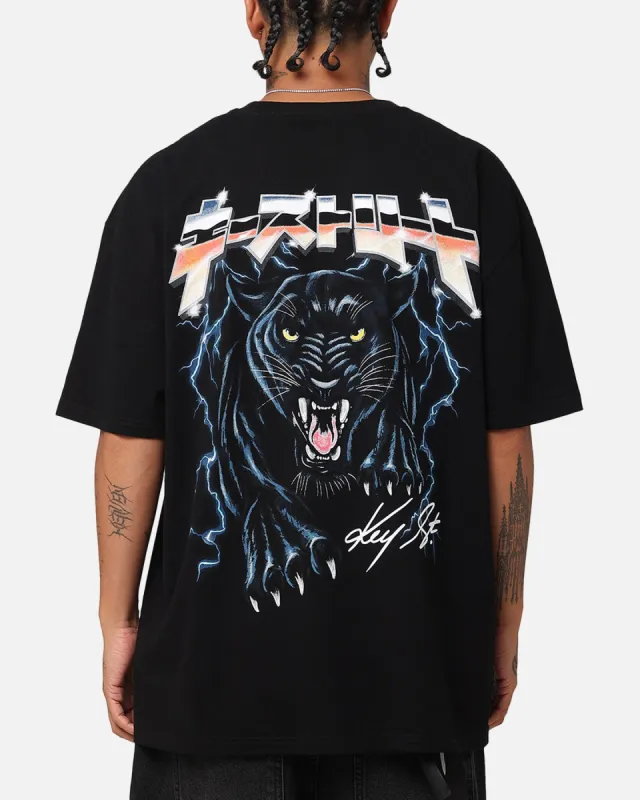 Key Street Panther Heavy T-Shirt Black sold by Culture Kings