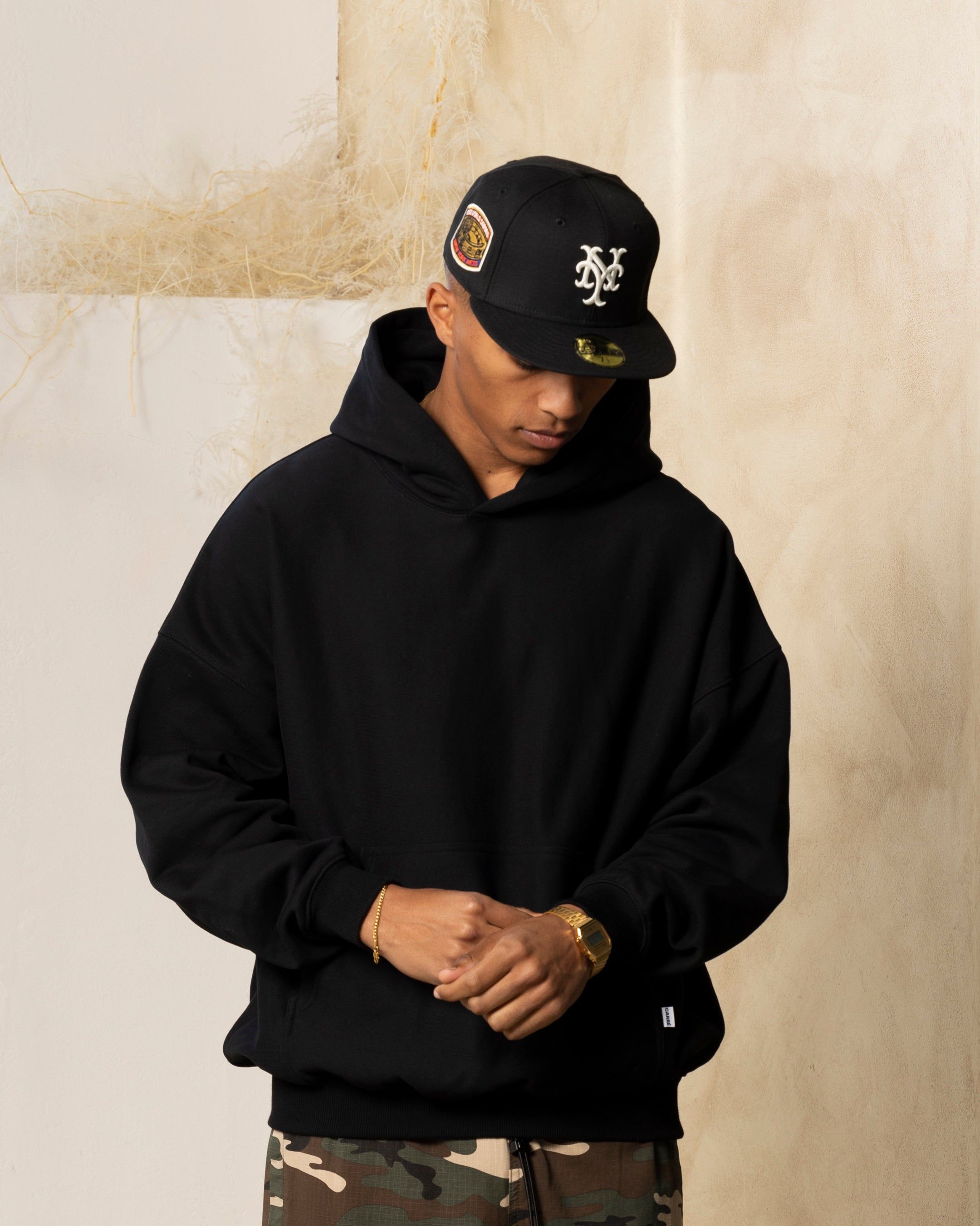 Carre Arch Oversized Hoodie Black/Black sold by Culture Kings product image thumbnail 2