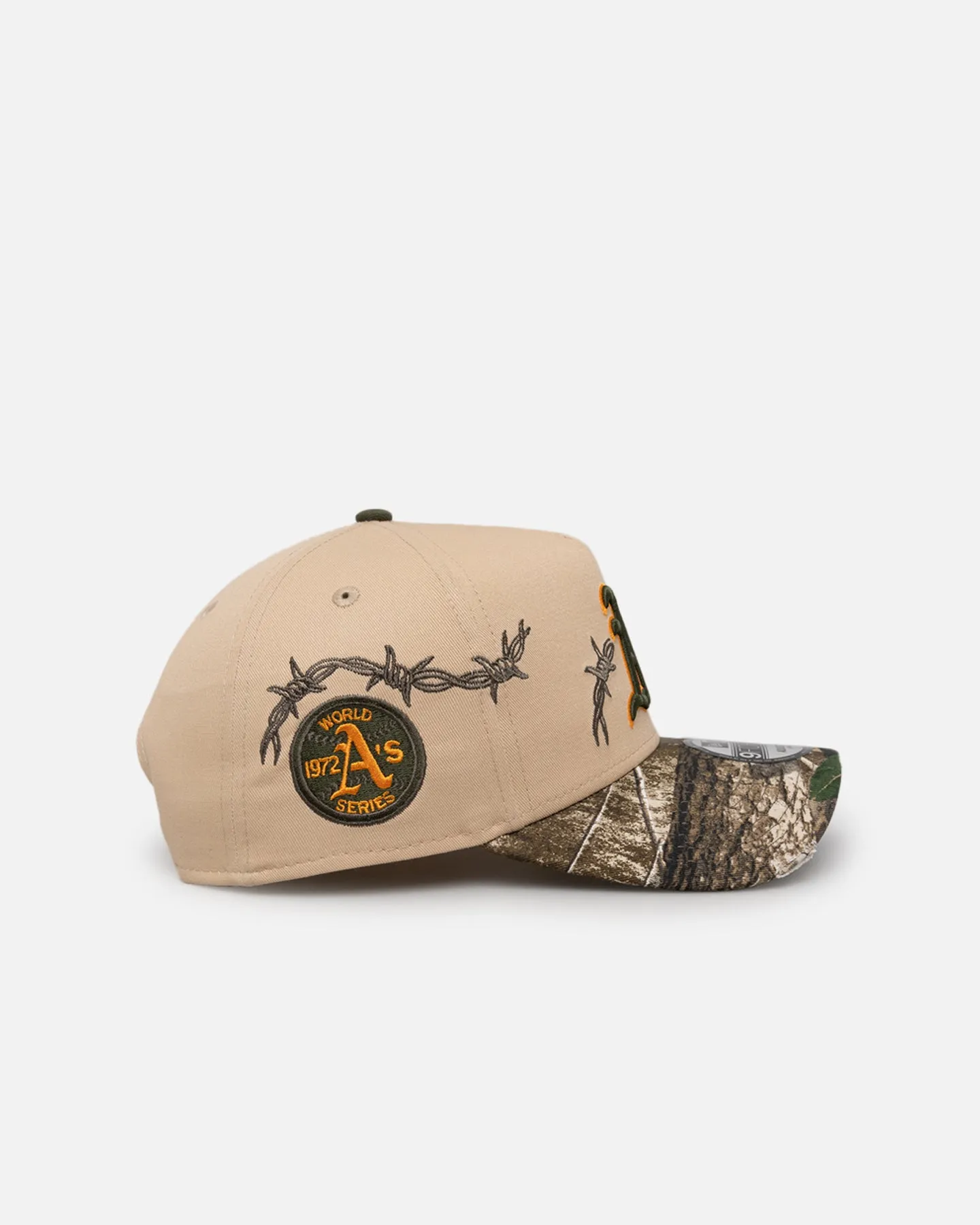 New Era Oakland Athletics 'Real Tree Edge Grit' 9FORTY A-Frame Snapback Oat Milk/Real Tree sold by Culture Kings product image thumbnail 3