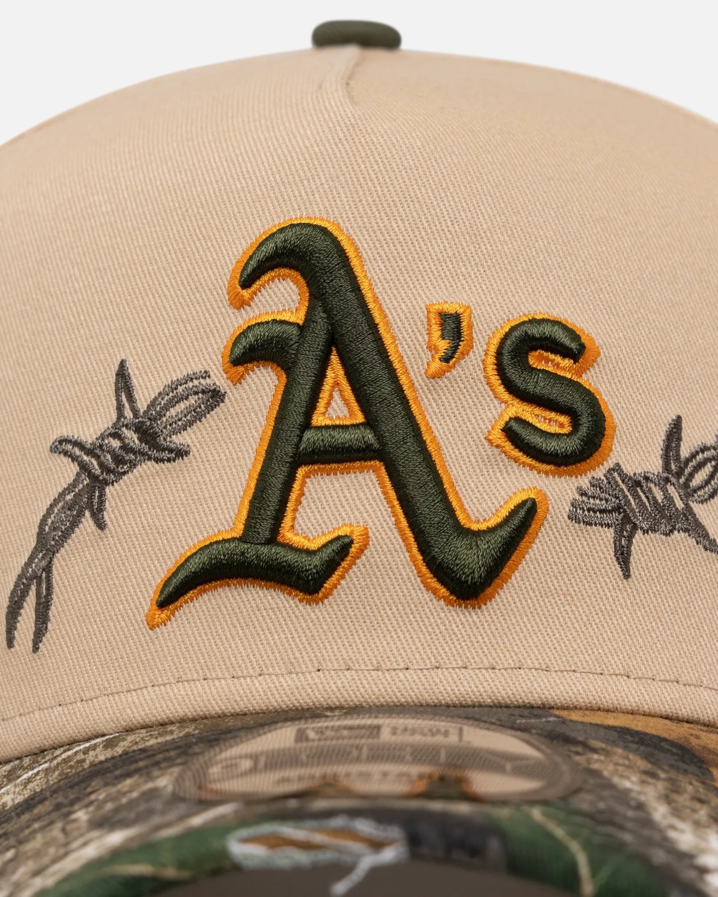 New Era Oakland Athletics 'Real Tree Edge Grit' 9FORTY A-Frame Snapback Oat Milk/Real Tree sold by Culture Kings product image thumbnail 5