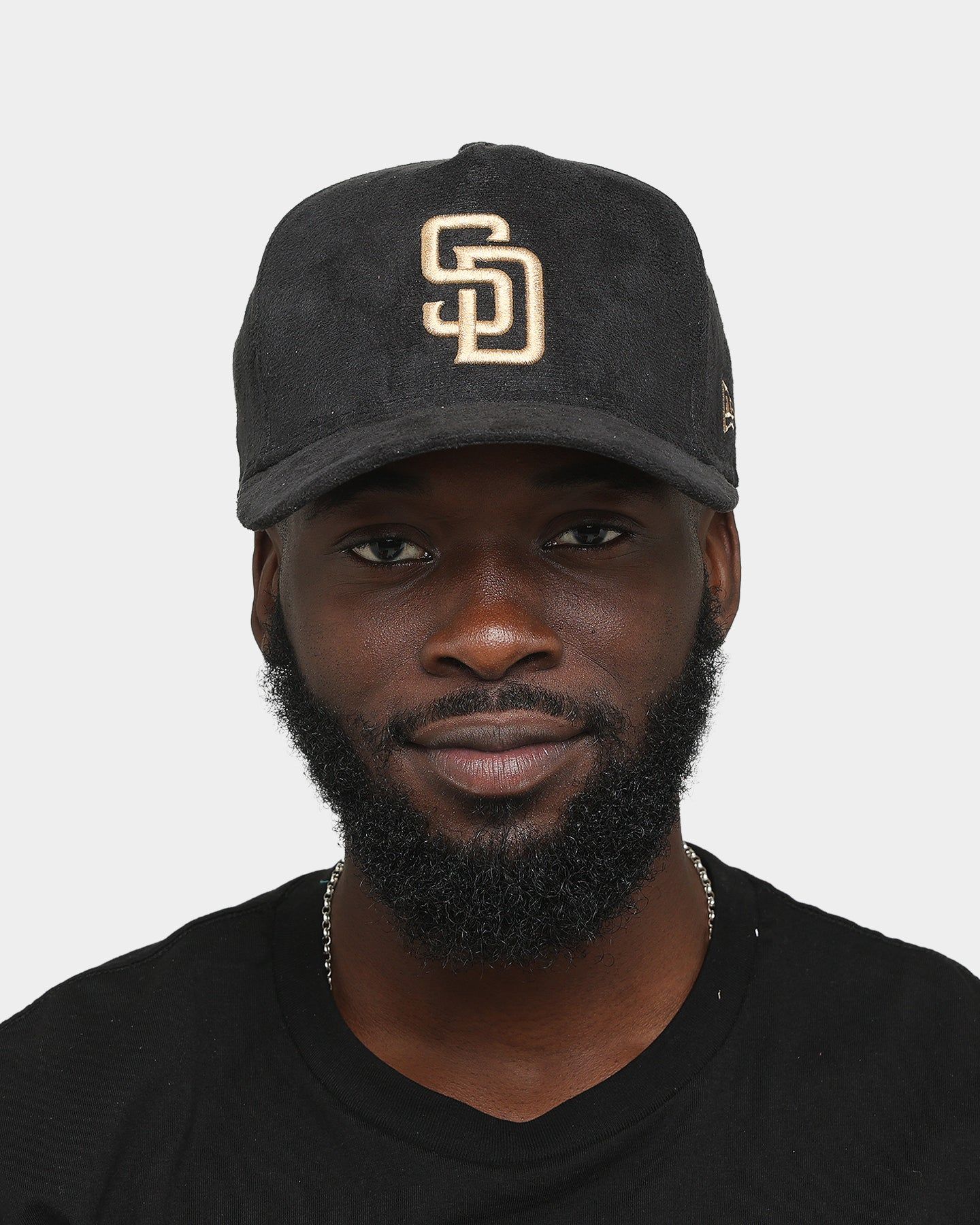 New Era San Diego Padres 'Black/Tan Suede' 9FORTY K-Frame Strapback sold by Culture Kings product image thumbnail 3