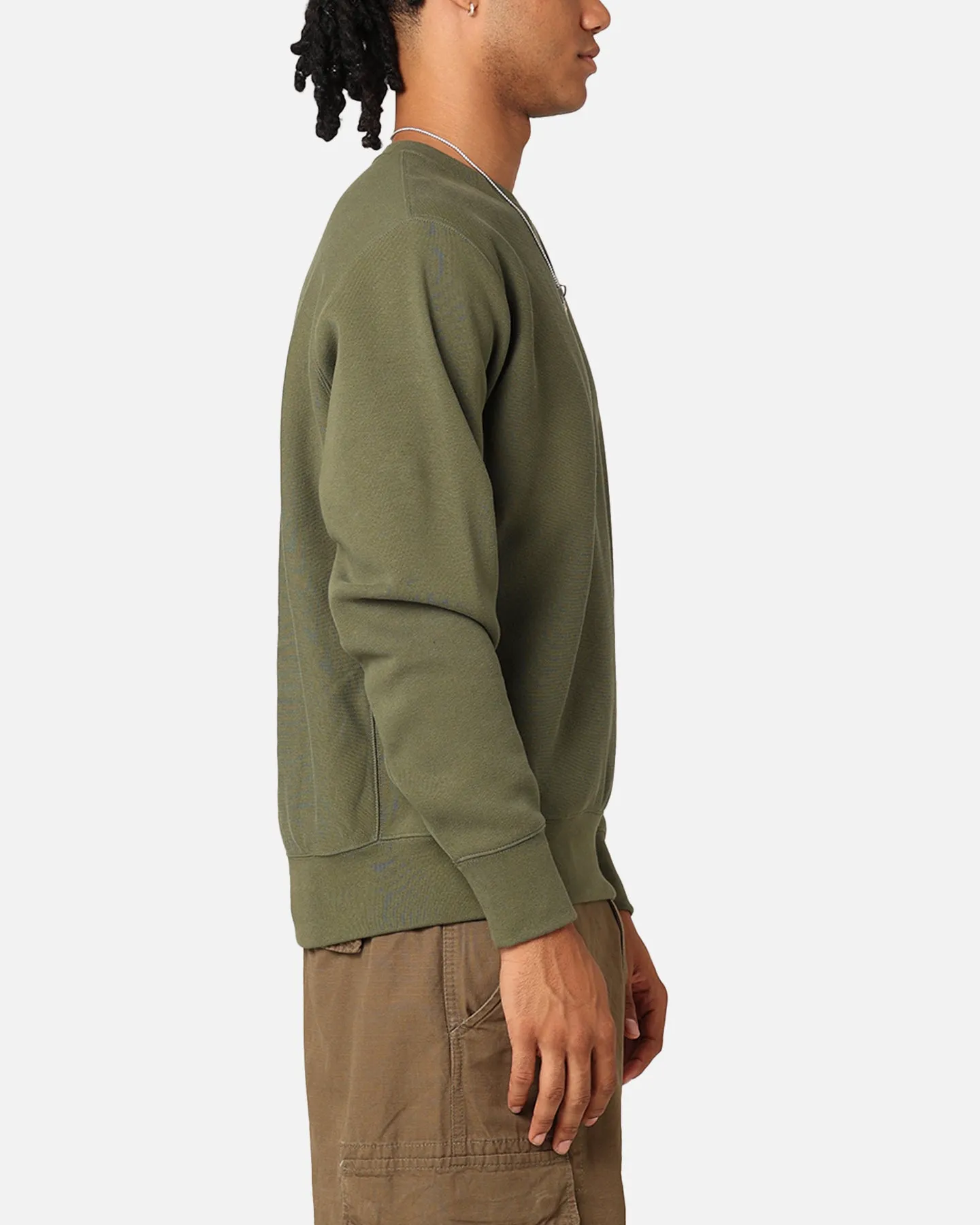 Champion Reverse Weave Small C Crewneck Moss sold by Culture Kings product image thumbnail 4