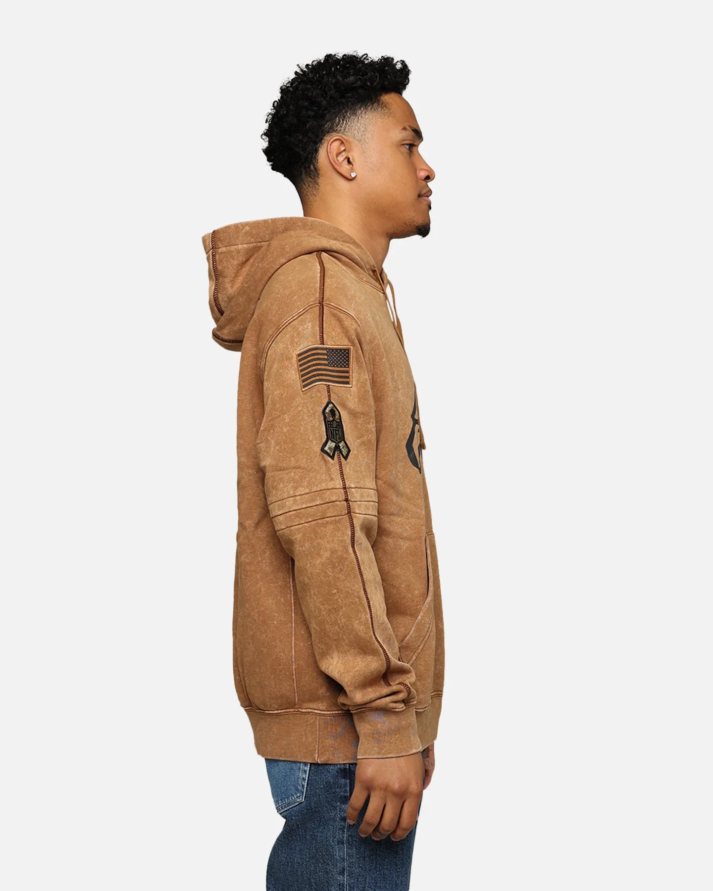 Nike Philadelphia Eagles 'Salute To Service' Pullover Hoodie Ale Brown/Caca sold by Culture Kings product image thumbnail 4