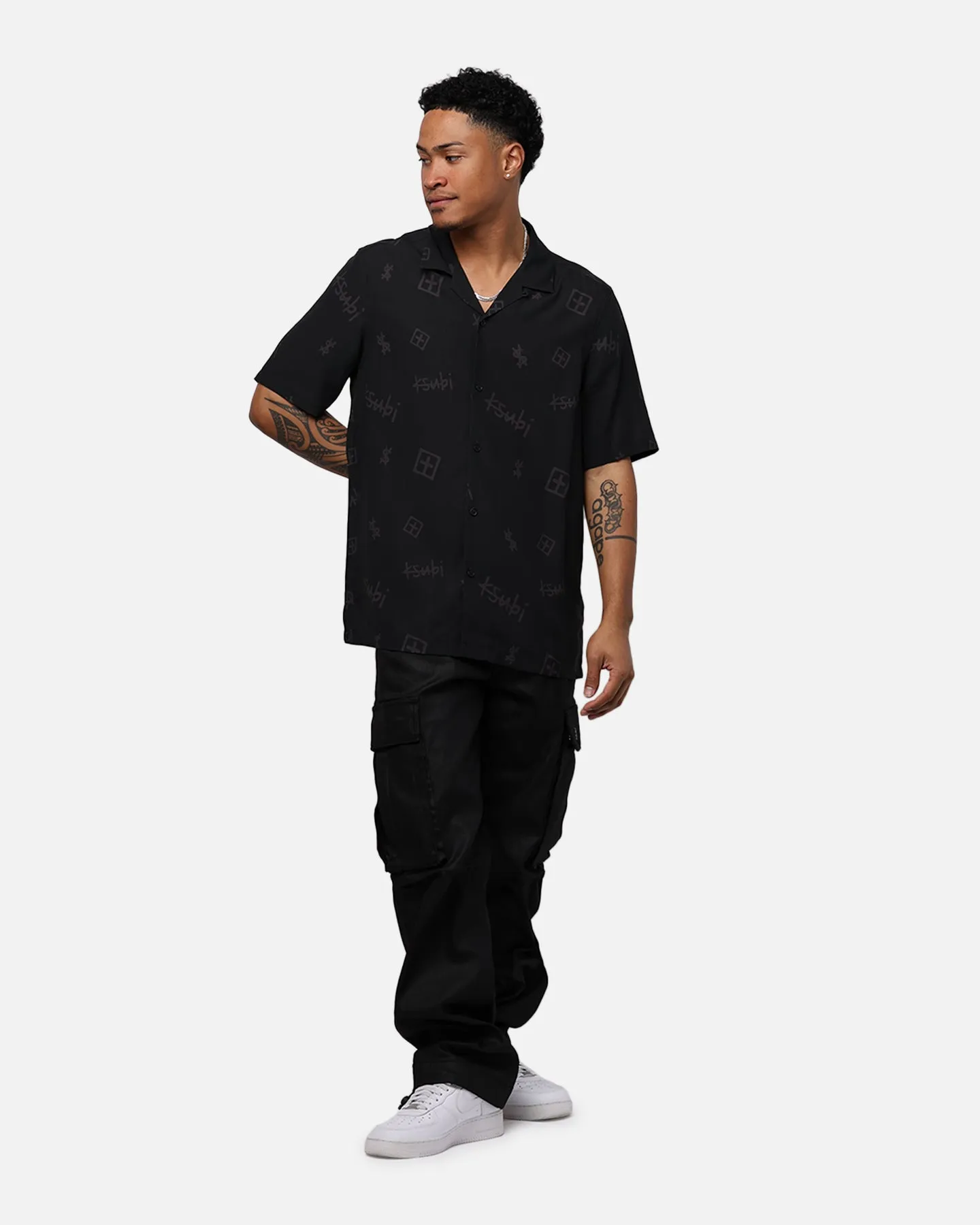 Ksubi Box Resort Short Sleeve Shirt Black sold by Culture Kings product image thumbnail 2