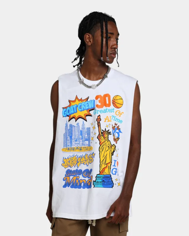 Goat Crew State Of Mind Muscle T-Shirt White sold by Culture Kings