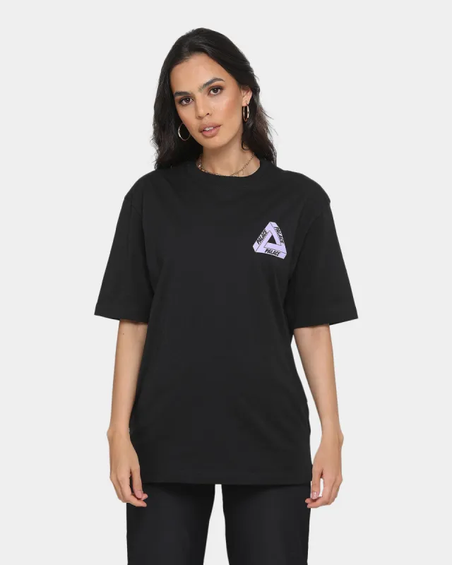 Palace Tri-To-Help T-Shirt Black/Lilac sold by Culture Kings