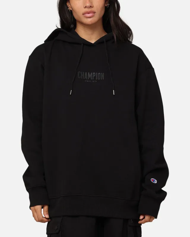 Champion Rochester Base Hoodie Black sold by Culture Kings