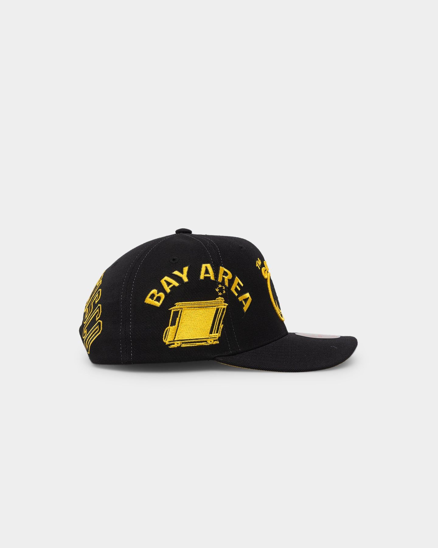 Mitchell & Ness Golden State Warriors 'Highway' Pro Crown Snapback Black sold by Culture Kings product image thumbnail 3