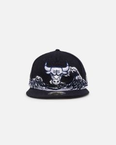 New Era Chicago Bulls "Wave" 59FIFTY Fitted Navy/White sold by Culture Kings