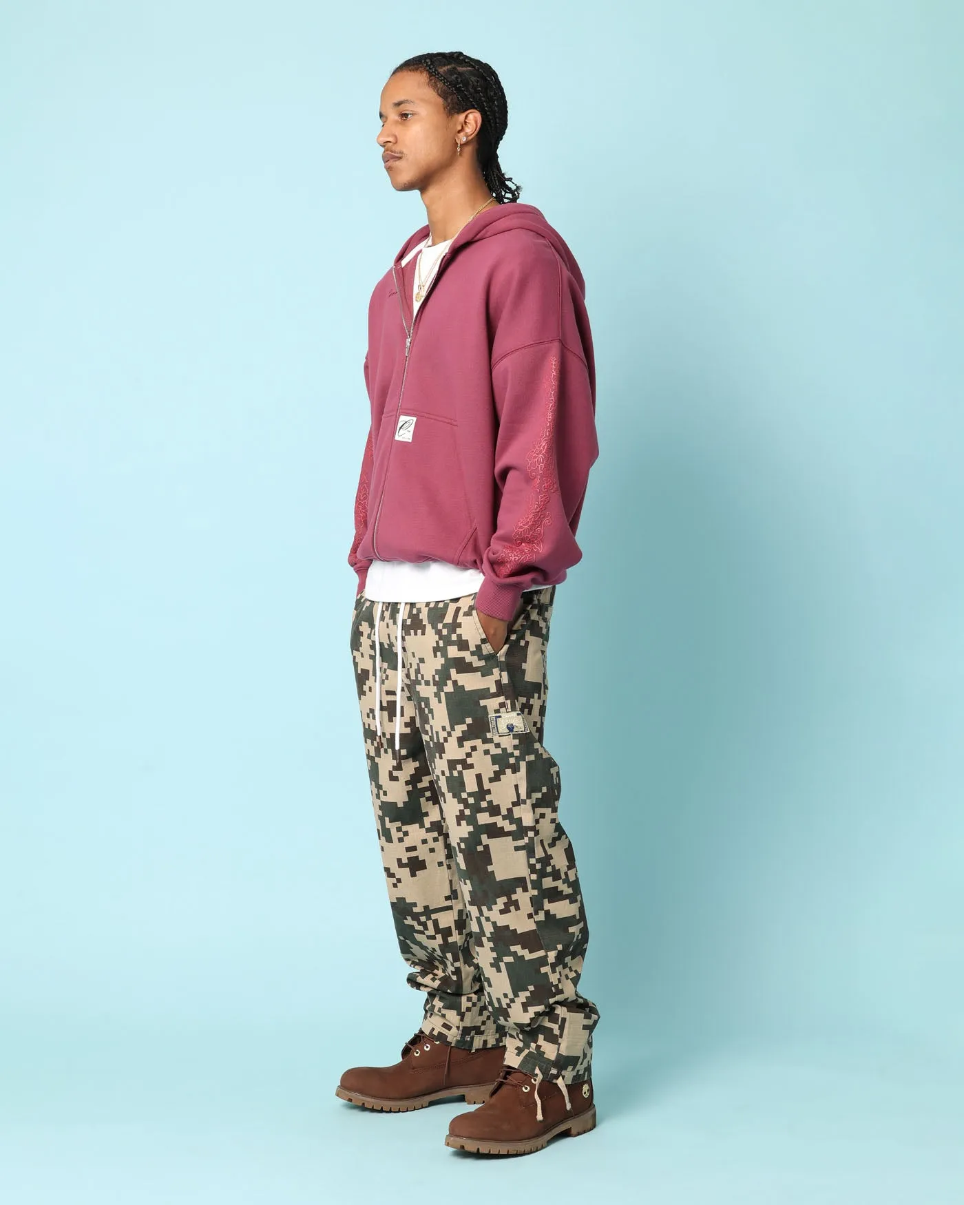 Carré Botanical Zip Up Hoodie Port sold by Culture Kings