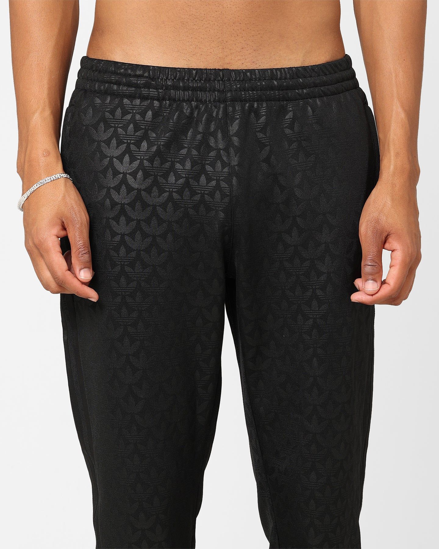 Adidas Adicolour Monogram Straight Track Pant Black sold by Culture Kings product image thumbnail 7