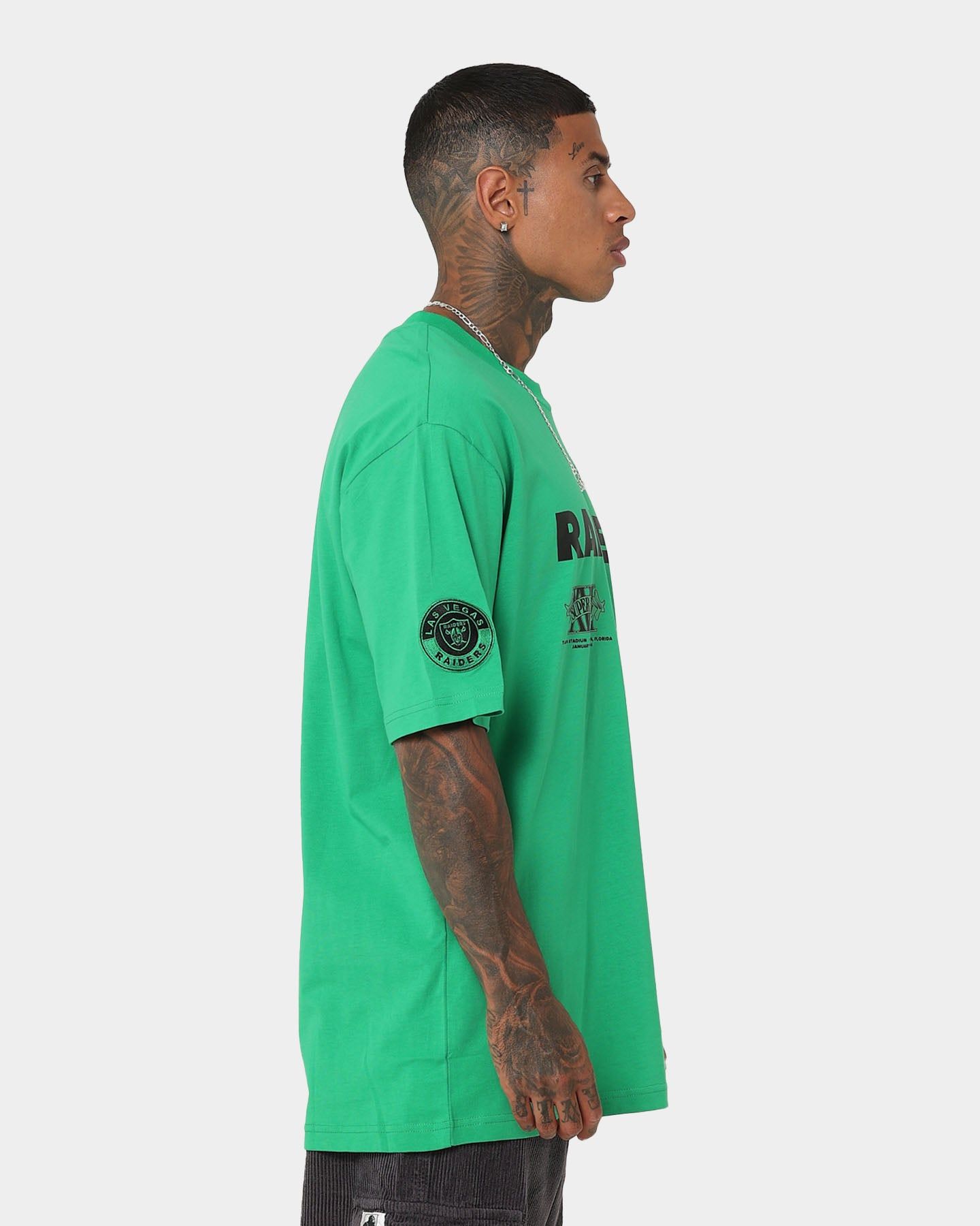 New Era Las Vegas Raiders 'Tropical Punch Script Pack' Oversized T-Shirt Lucky Green sold by Culture Kings product image thumbnail 5