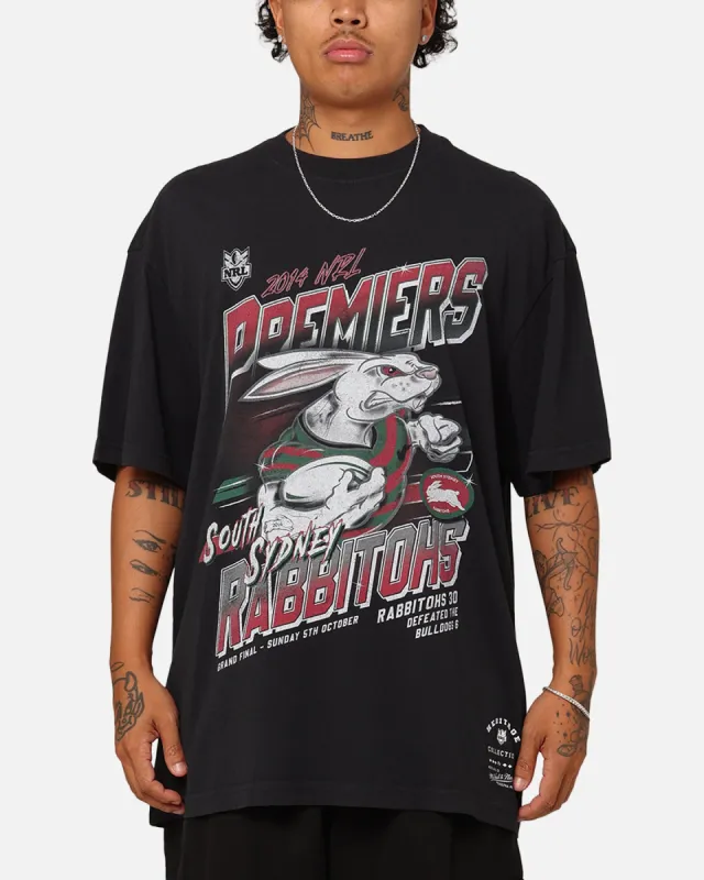 Mitchell & Ness South Sydney Rabbitohs 2014 Grand Final T-Shirt Faded Black sold by Culture Kings