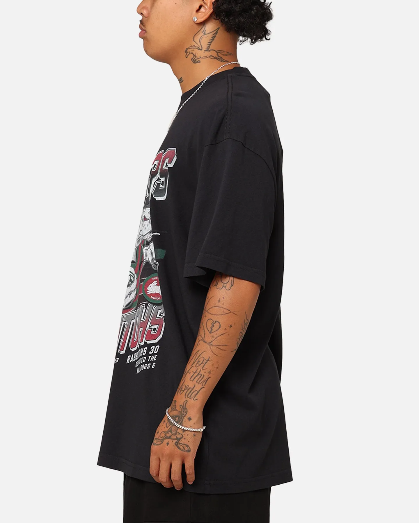 Mitchell & Ness South Sydney Rabbitohs 2014 Grand Final T-Shirt Faded Black sold by Culture Kings product image thumbnail 5