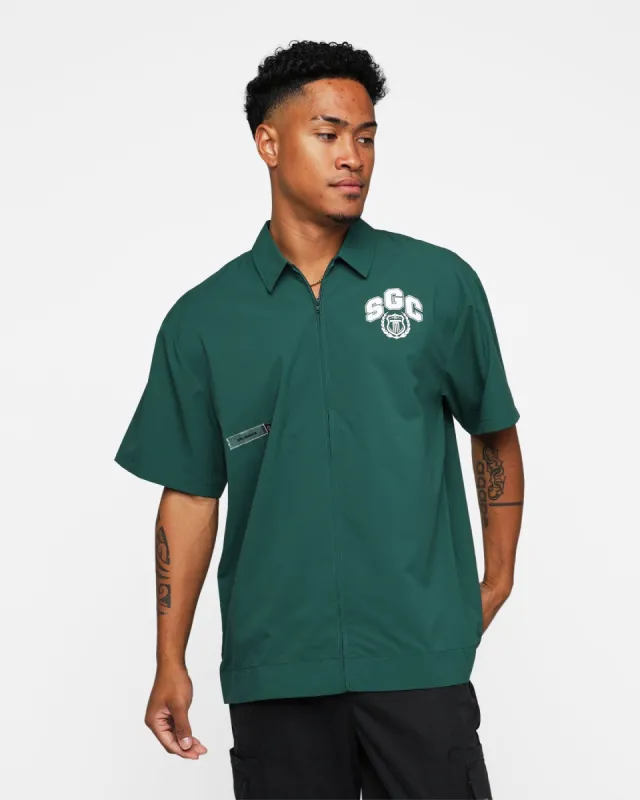 Students Golf Baker Cabana Shirt Green sold by Culture Kings