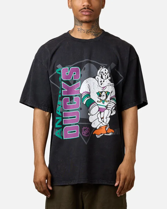 Culture Kings Anaheim Ducks Smash T-Shirt Washed Black sold by Culture Kings