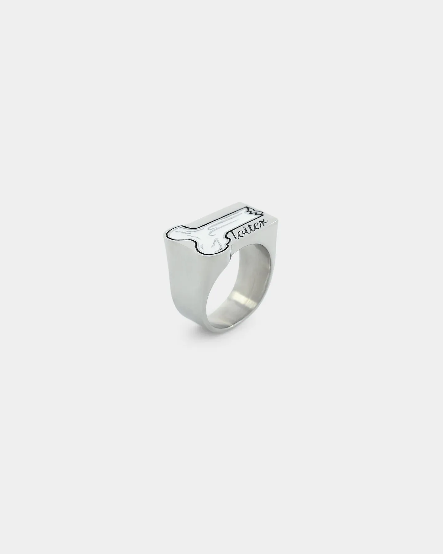 Loiter Breaking Bones Ring Silver/Black sold by Culture Kings product image thumbnail 4