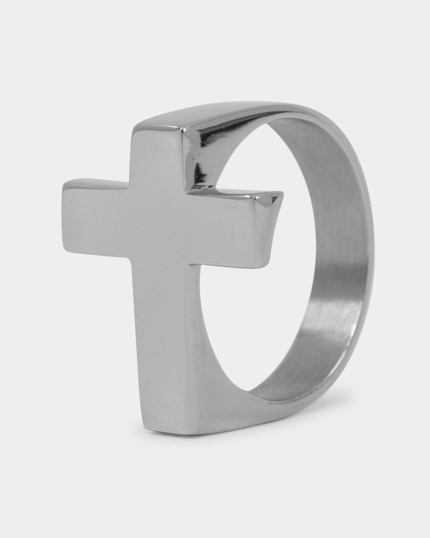 NXS Cross Ring White Gold sold by Culture Kings product image thumbnail 4