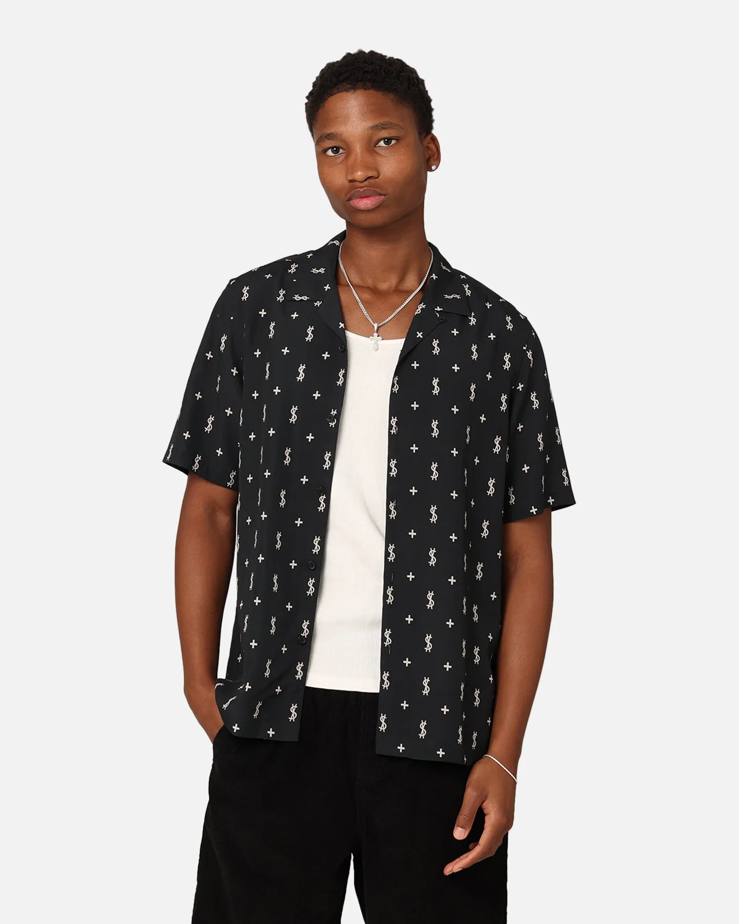 Ksubi Allstar Resort Short Sleeve Shirt Black sold by Culture Kings