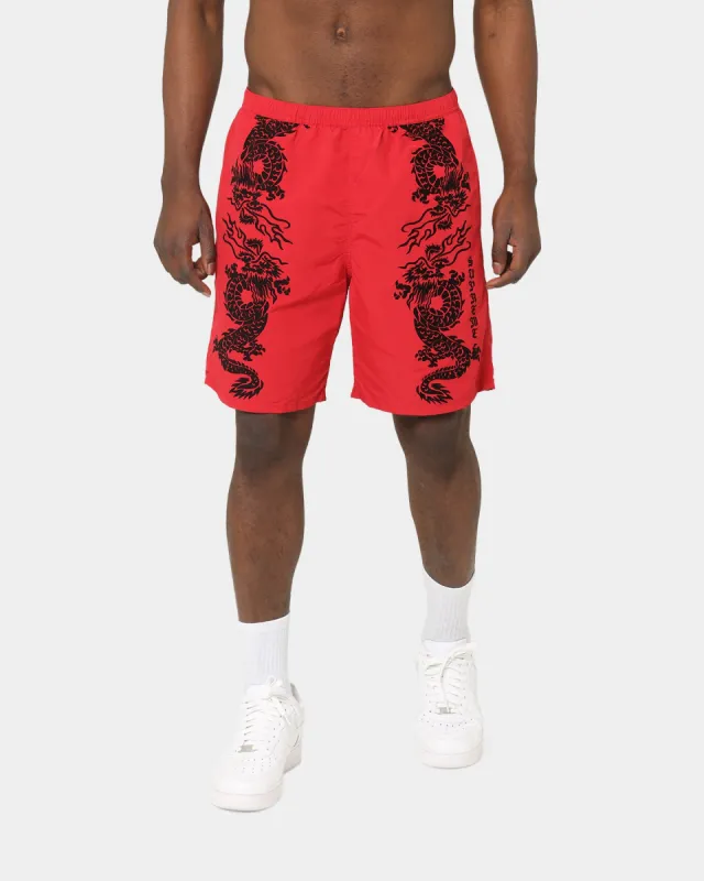 Supreme Dragon Water Shorts Red sold by Culture Kings