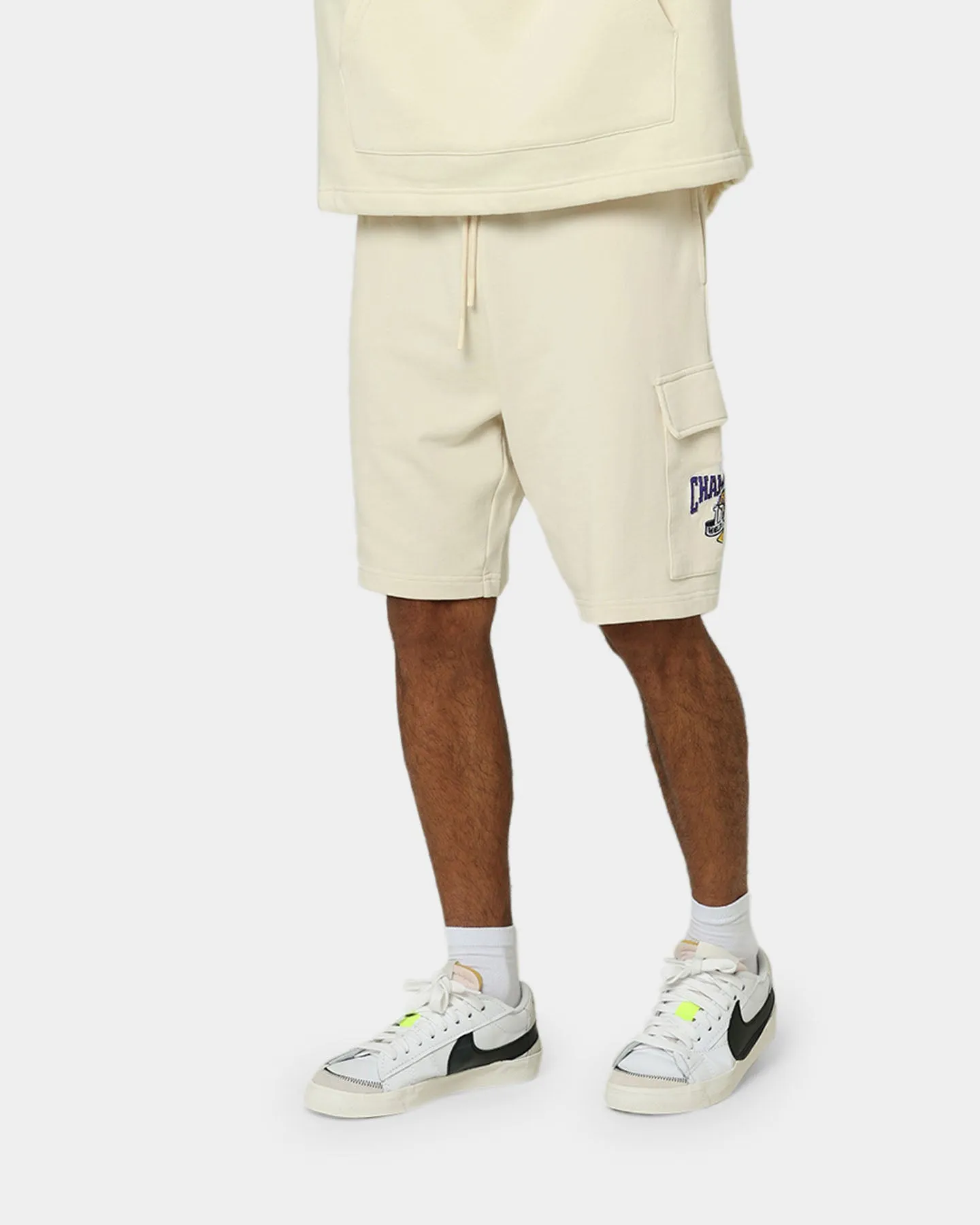 Mitchell & Ness Los Angeles Lakers Cargo Shorts Khaki sold by Culture Kings