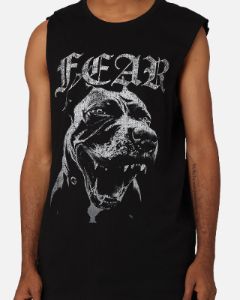 Saint Morta Fear Muscle T-Shirt Black/White sold by Culture Kings