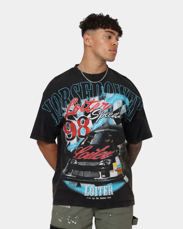 Loiter Speedway Vintage T-Shirt Vintage Black sold by Culture Kings