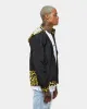 Crooks & Castles Segment Windbreaker Black/Leopard sold by Culture Kings