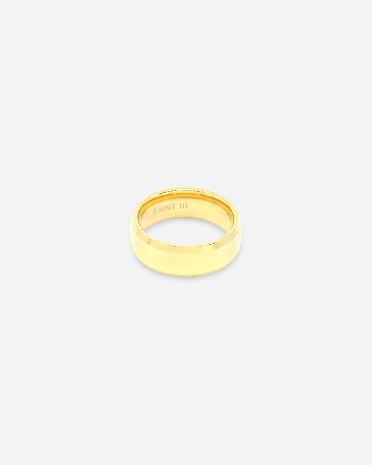 Saint Morta Beveled Band Ring Gold/Tungsten sold by Culture Kings