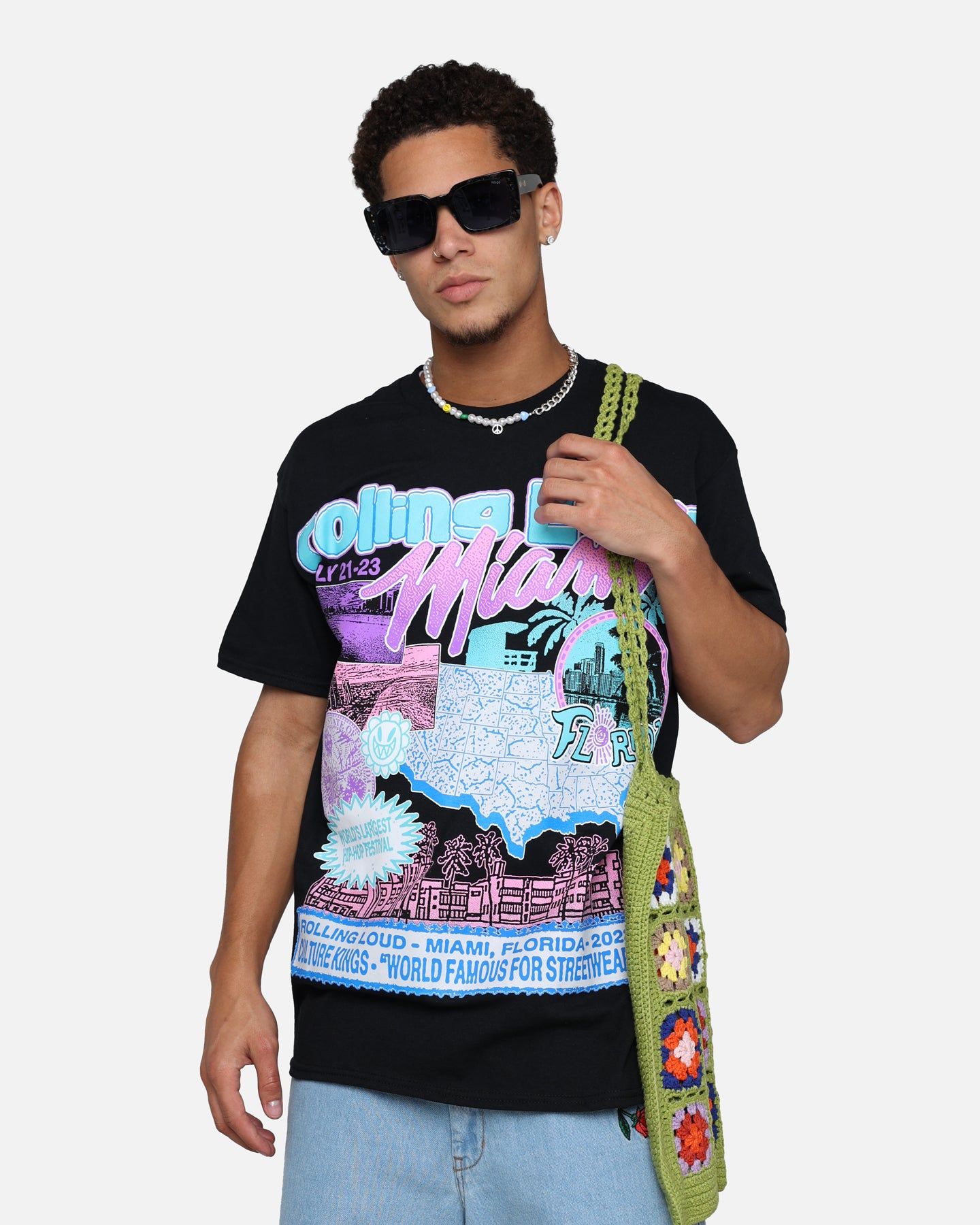 Rolling Loud Miami Lineup T-Shirt Black sold by Culture Kings
