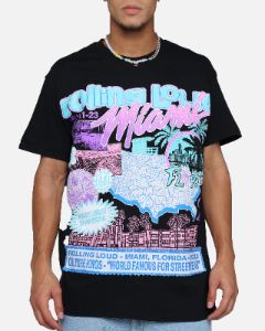Rolling Loud Miami Lineup T-Shirt Black sold by Culture Kings