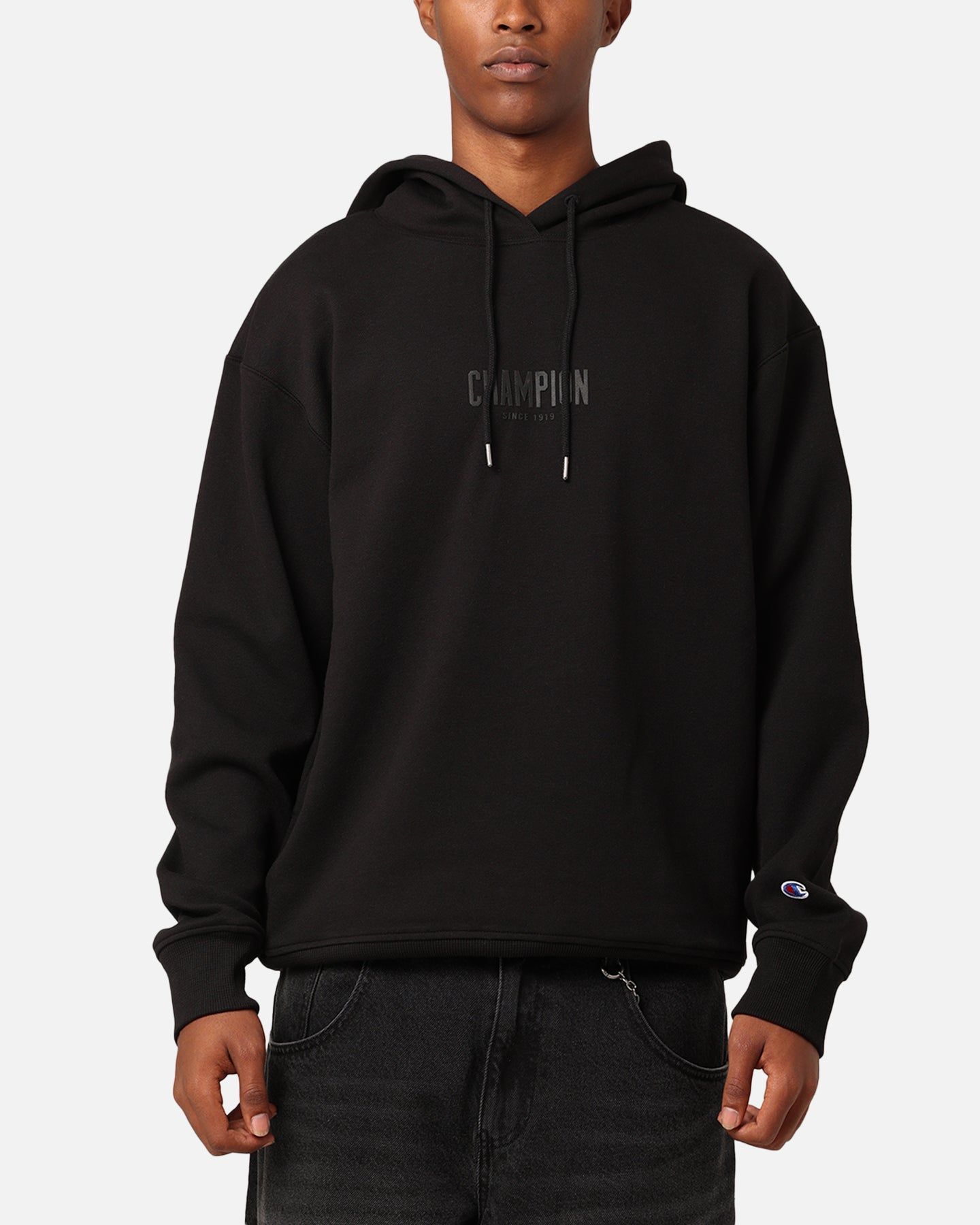Champion Rochester Base Hoodie Black sold by Culture Kings