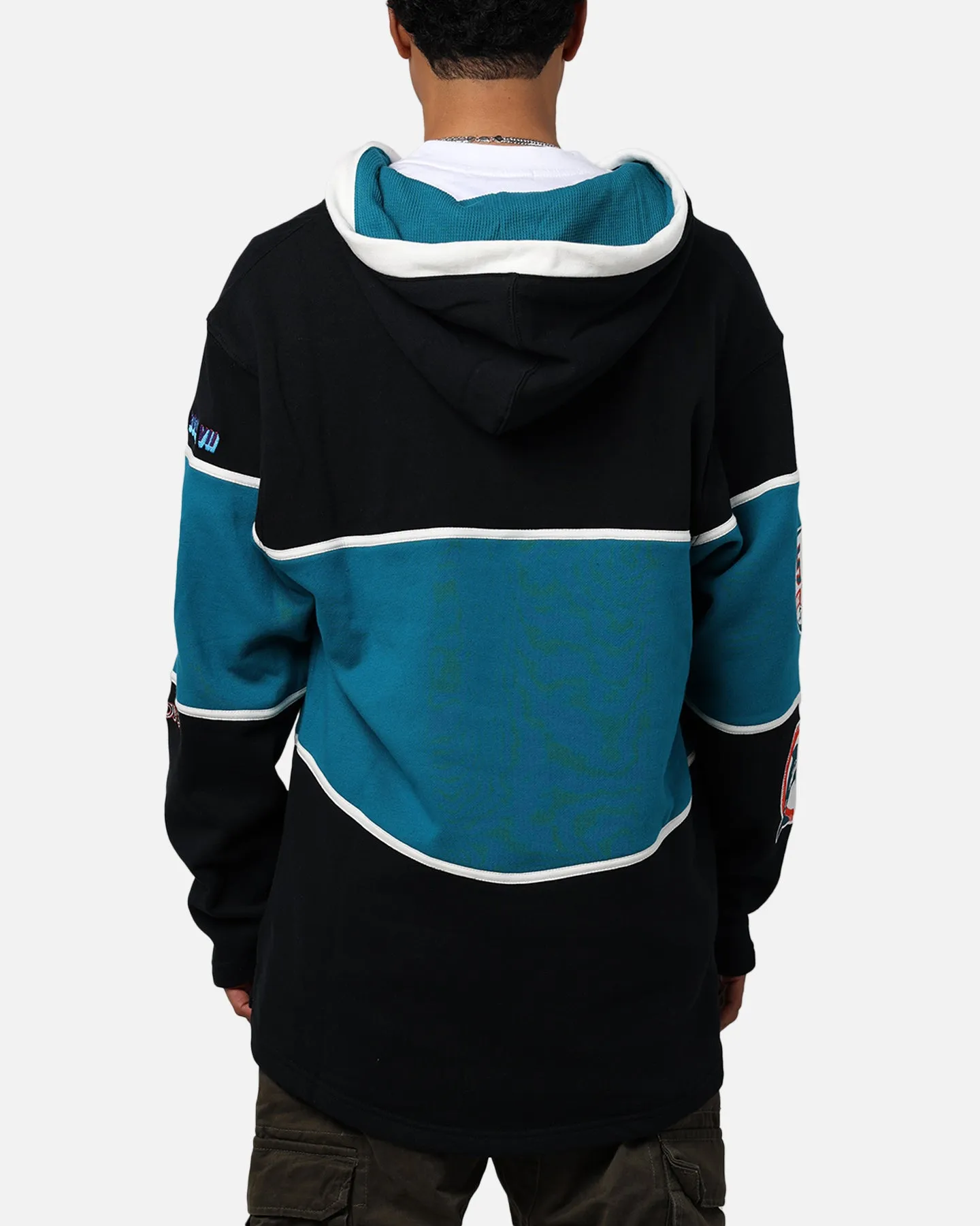 47 Brand Miami Dolphins Super Bowl Gridiron Lacer Hoodie Jet Black sold by Culture Kings product image thumbnail 3