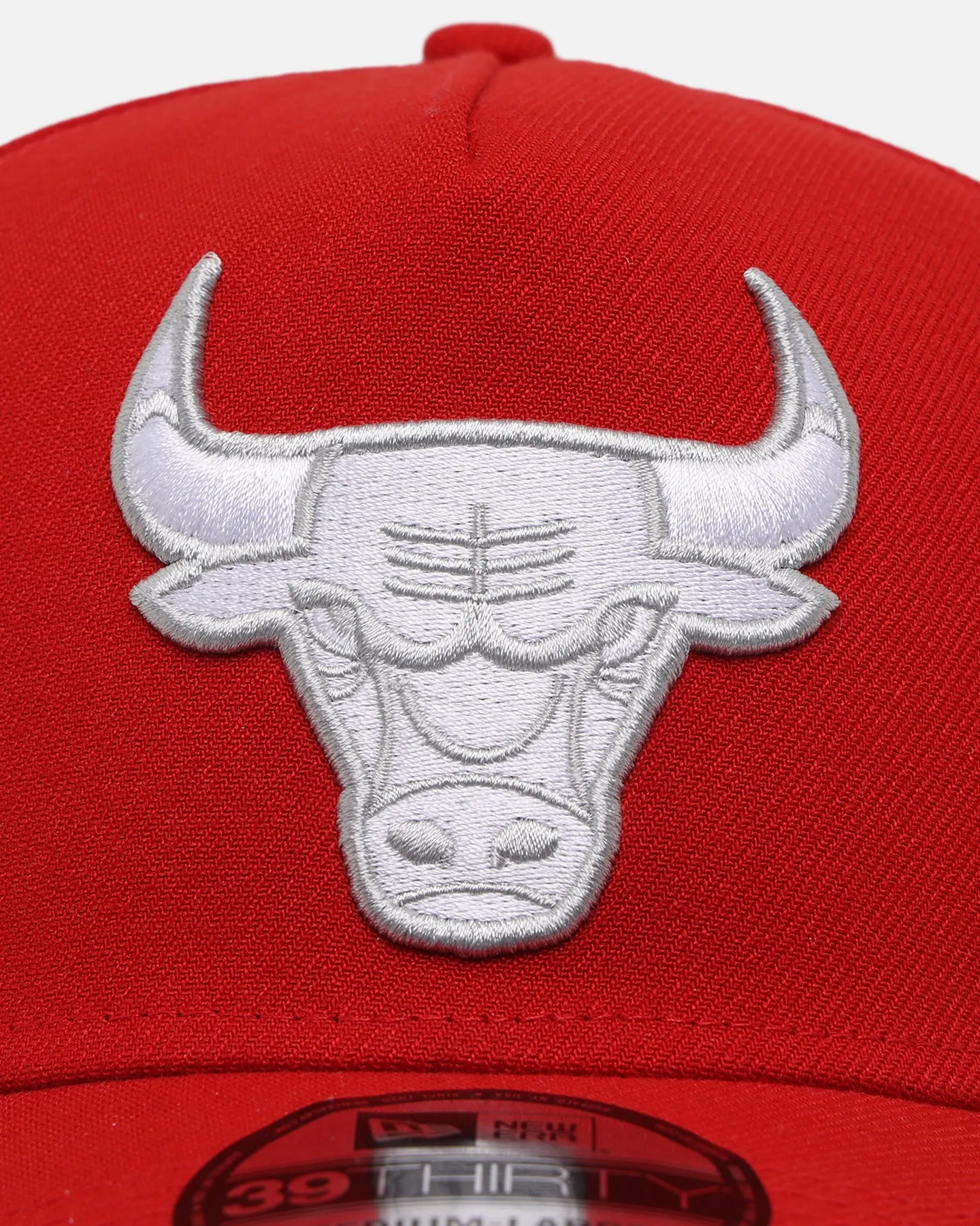 New Era Chicago Bulls "Scarlet White" 39THIRTY A-Frame Stretch Fit Scarlet/White sold by Culture Kings product image thumbnail 5