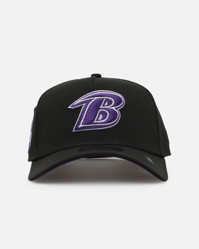 New Era Baltimore Ravens 'Purple Haze' 9FORTY A-Frame Snapback Black/Purple sold by Culture Kings